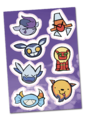 Cassette Beasts Physical Edition Deluxe Sticker Sheet.png